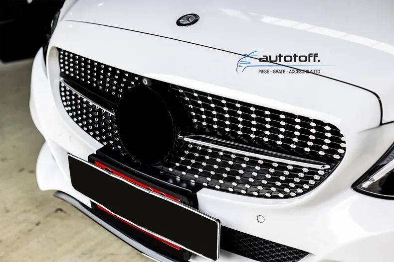 Grila centrala Mercedes C-Class W205 S205 C205 A205 (14-18) Diamond Design