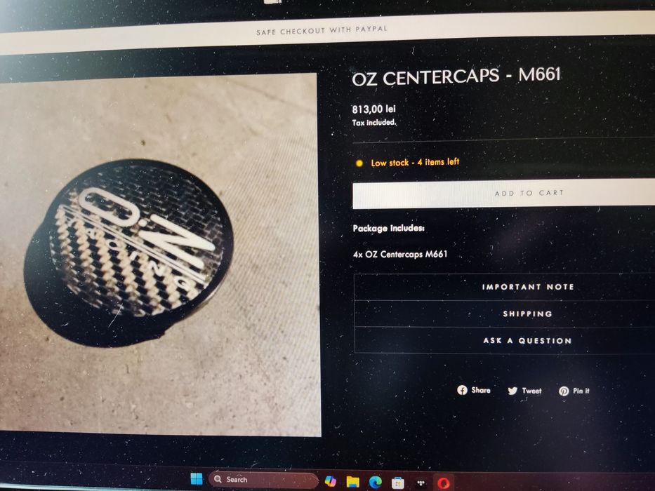 Capace centrale OZ Racing Originale