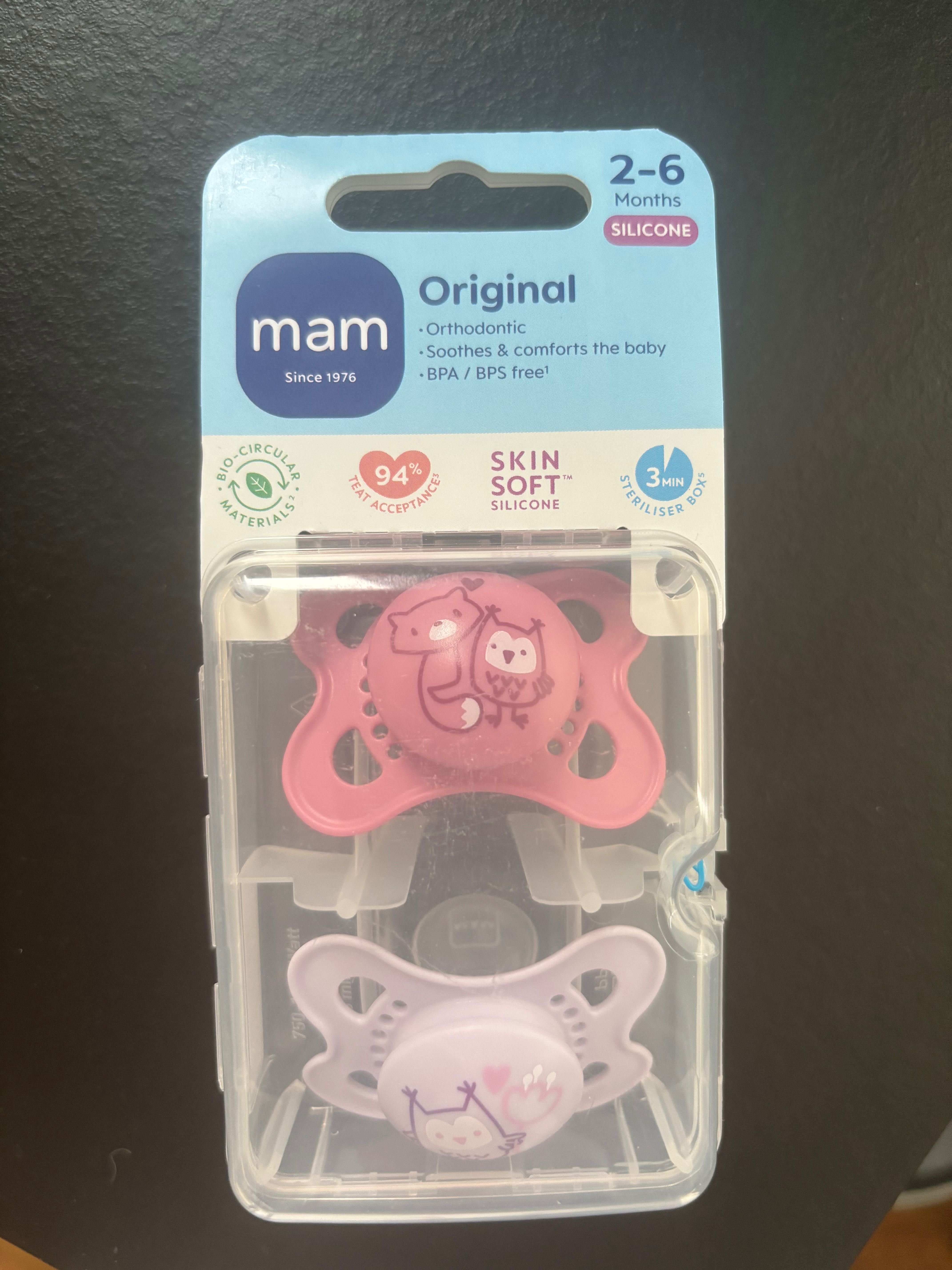 MAM биберони 0-6м
