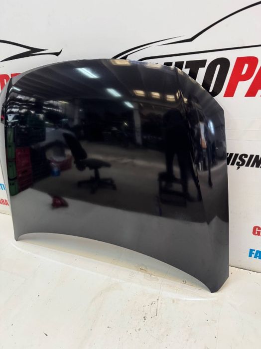 Capotă față cu balamale și capitonaj VW Passat B6 neagră LC9X