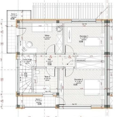 Casa insiruita, 4 camere, 110mp utili, zona Kaufland - Micesti