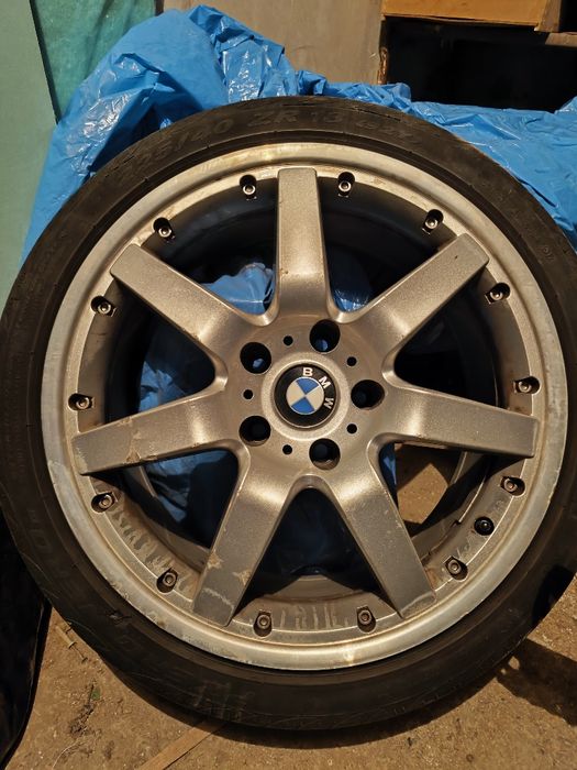 18ки джанти + нови летни гуми Pirelli 225/40/R18 за BMW E90
