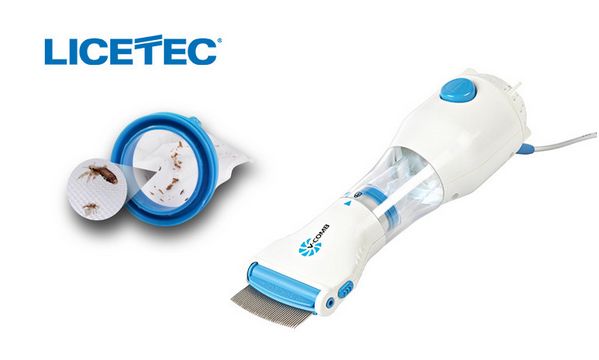 Dispozitiv tratament anti paduchi si paraziti Licetec V-Comb