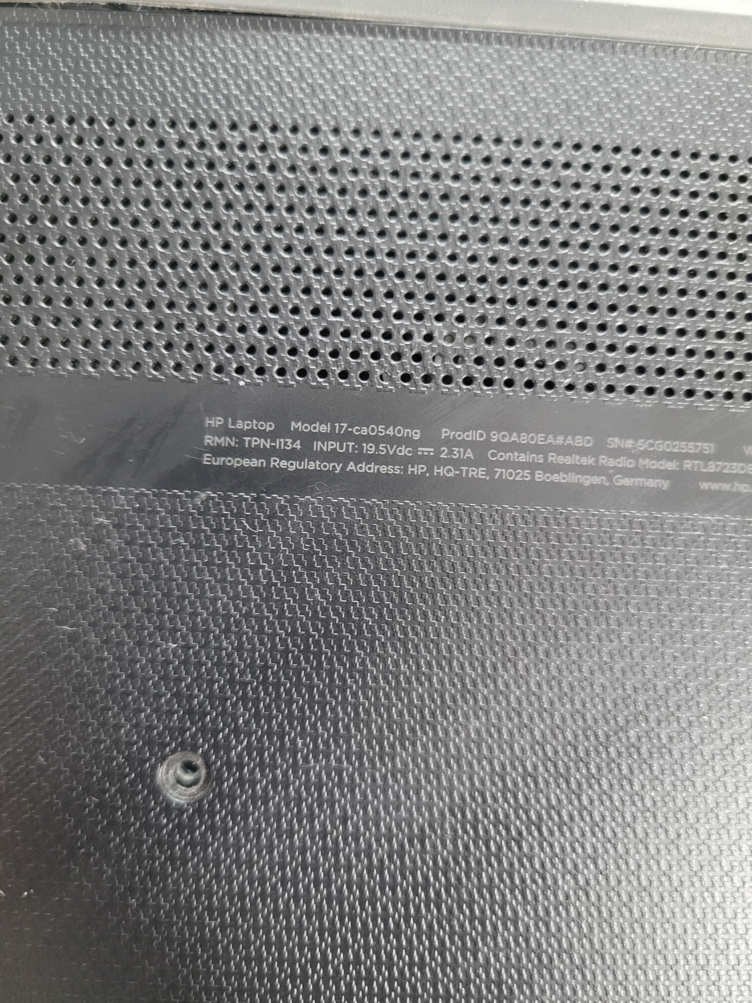 palmrest placa de baza hp 17-ca0540ng AMD A9-9425 Radeon r5