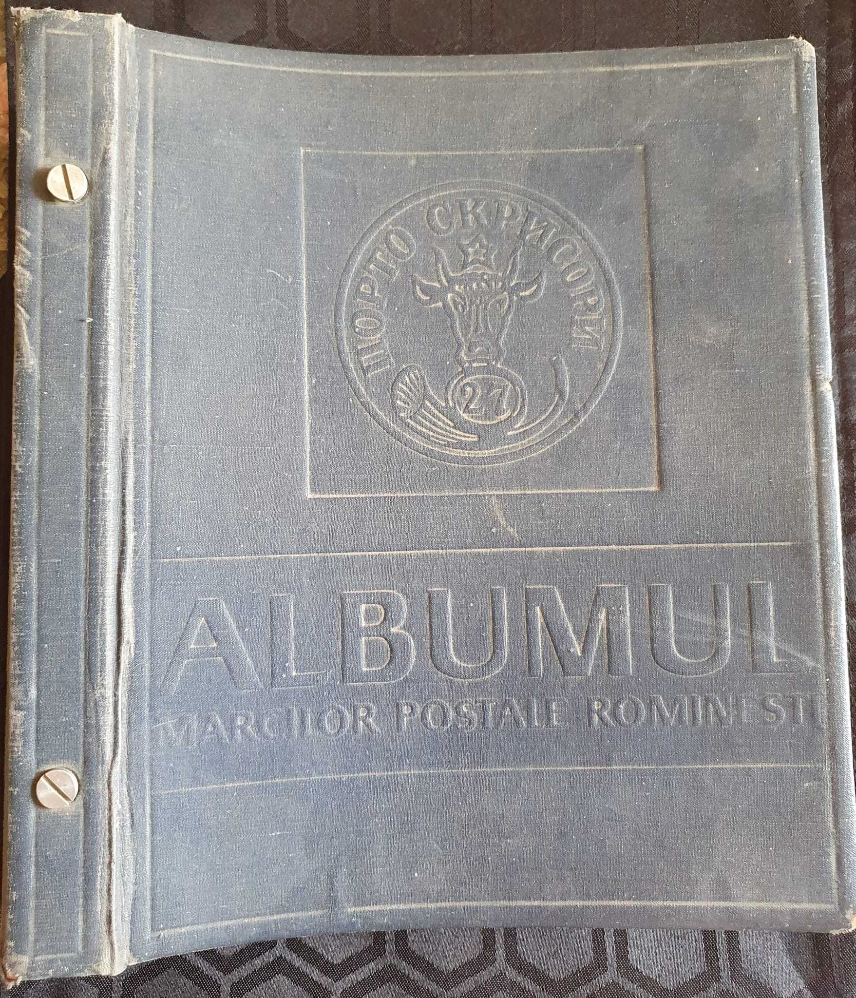 Albumul Marcilor Postale Romanesti Editura Stiintifica Bucuresti 1958