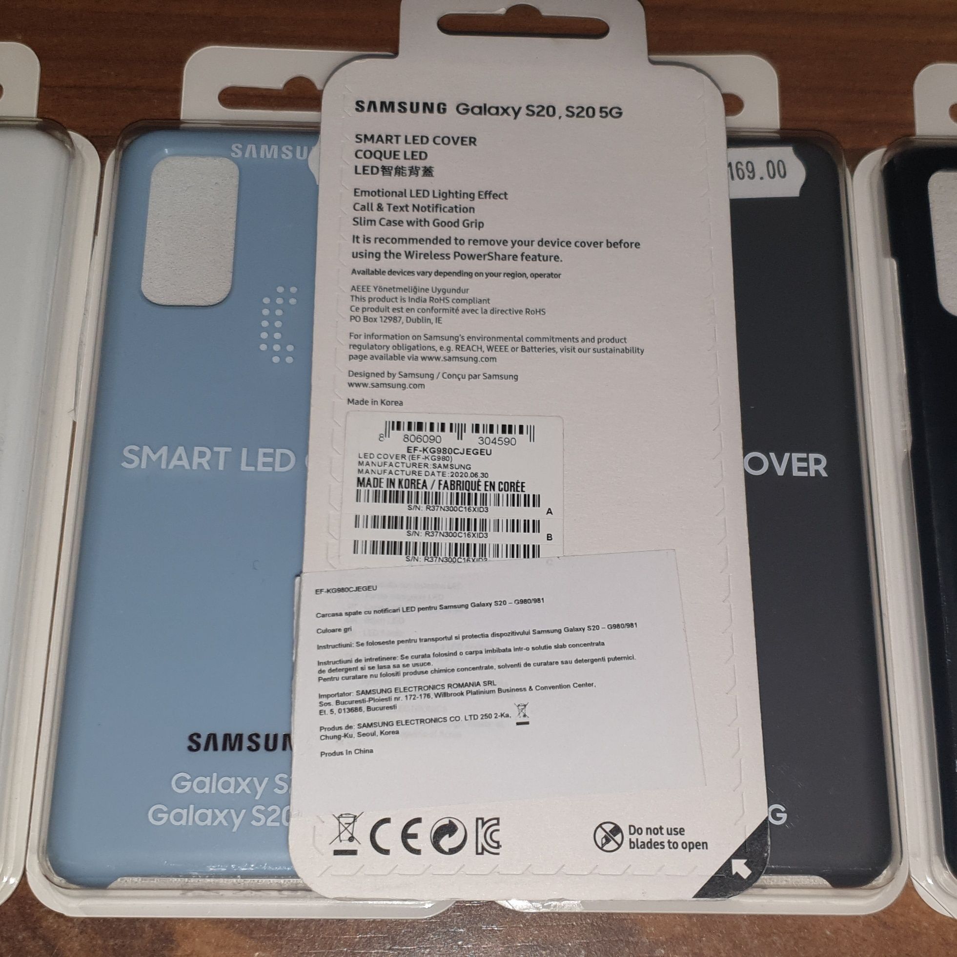 Husa activa originala Samsung Smart Led Cover S20 G980 S20 5G G981