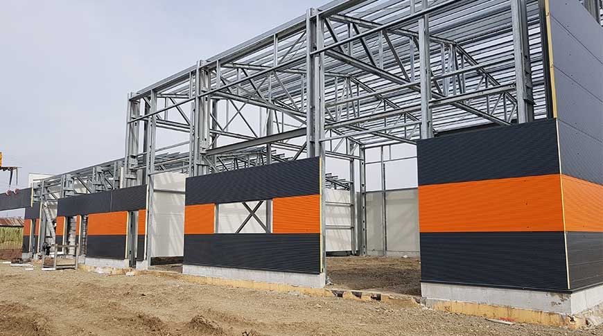 Vand Hala Metalica industriala