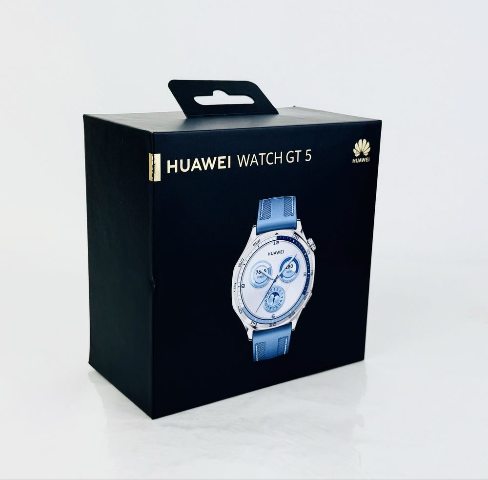 НОВ! Huawei Watch GT 5 46mm Blue 2г. Гаранция!