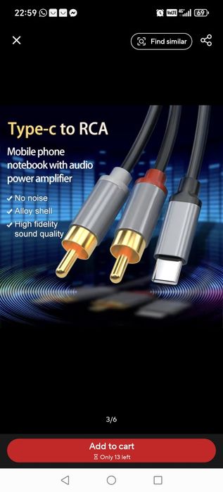 RCA la Usb type C