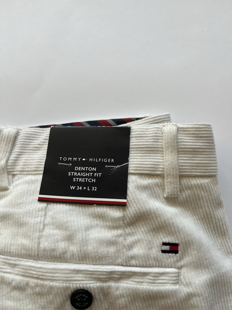 Tommy Hilfiger : Denton Straight Fit Stretch Нови джинси 33 / Оригинал