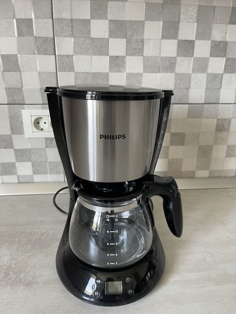 Cafetiera PHILIPS 15 cesti, 1.2 L, 1000W otel inoxidabil/sticla