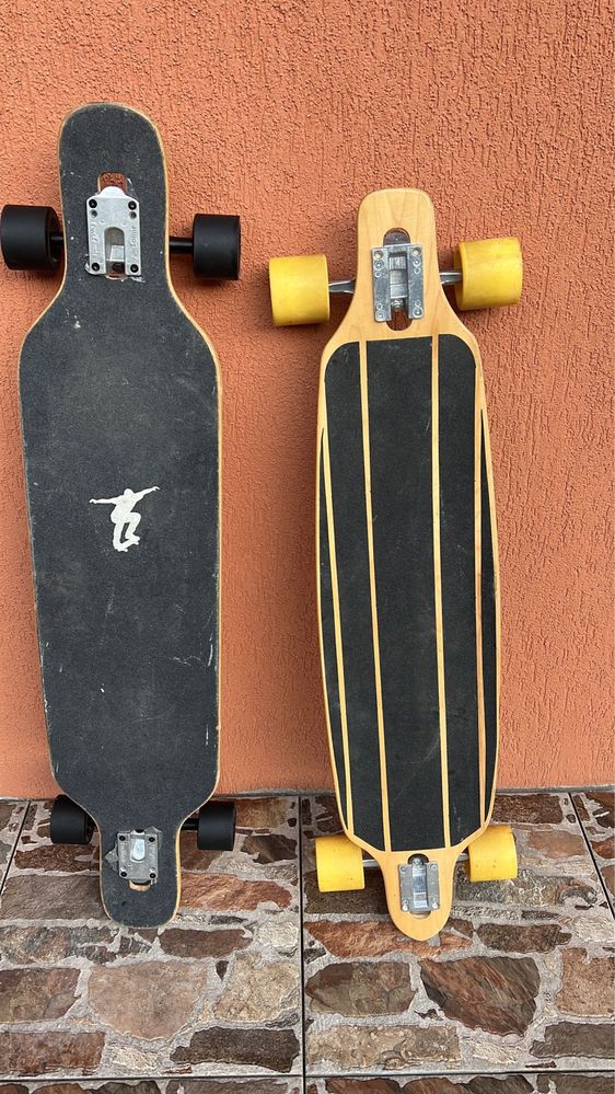 Longboard Osprey din bambus