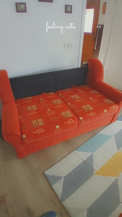 Canapea 2 locuri extensibilă