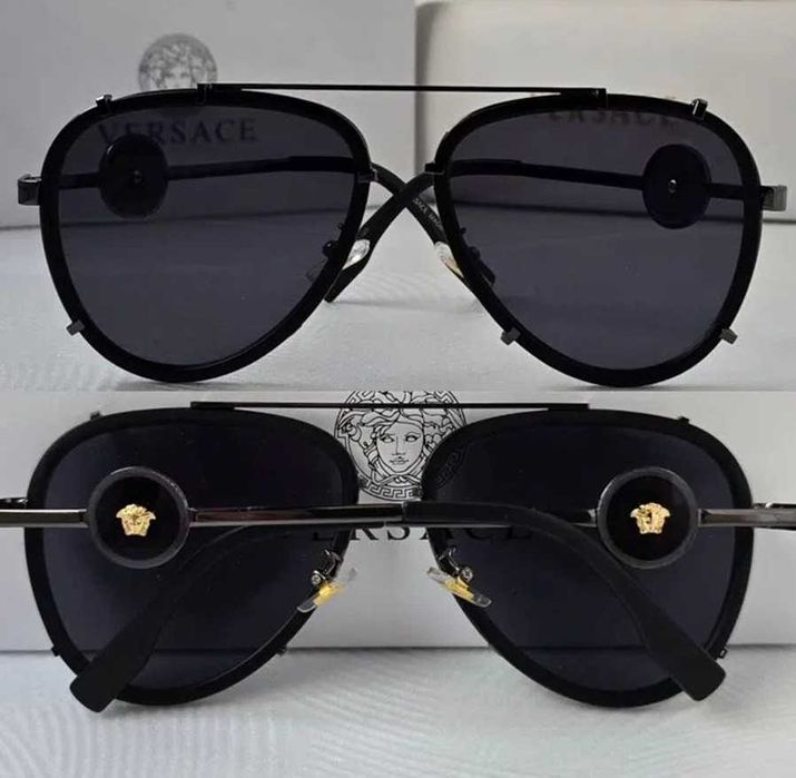 Мъжки слънчеви очила, тип авиатор #3