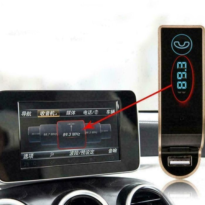 Трансмитер CAR G7, Bluetooth, слот за карта памет, USB