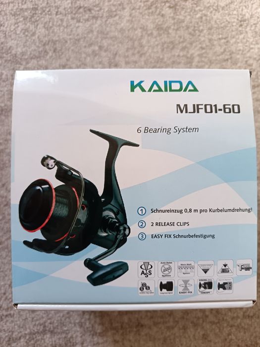 Продавам шаранджийска макара Kaida MJF01-60