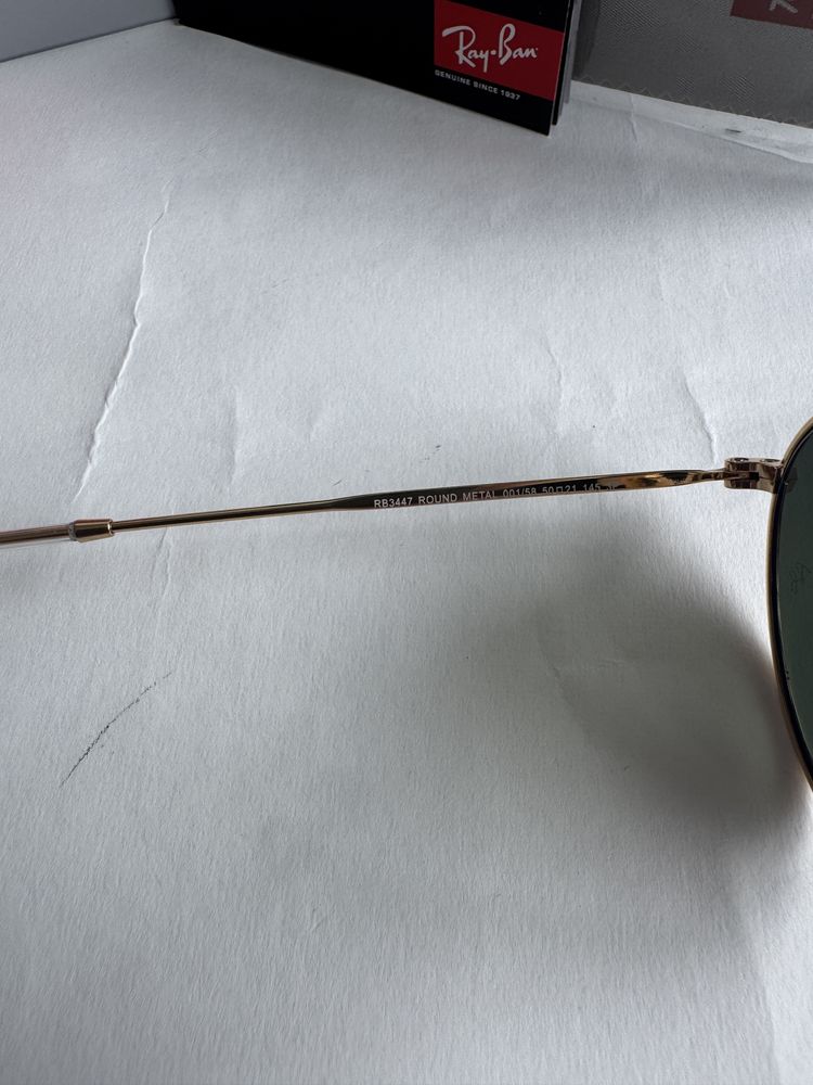 Ochelari de soare RAY BAN 3447 Round Metal Polarizati Noi