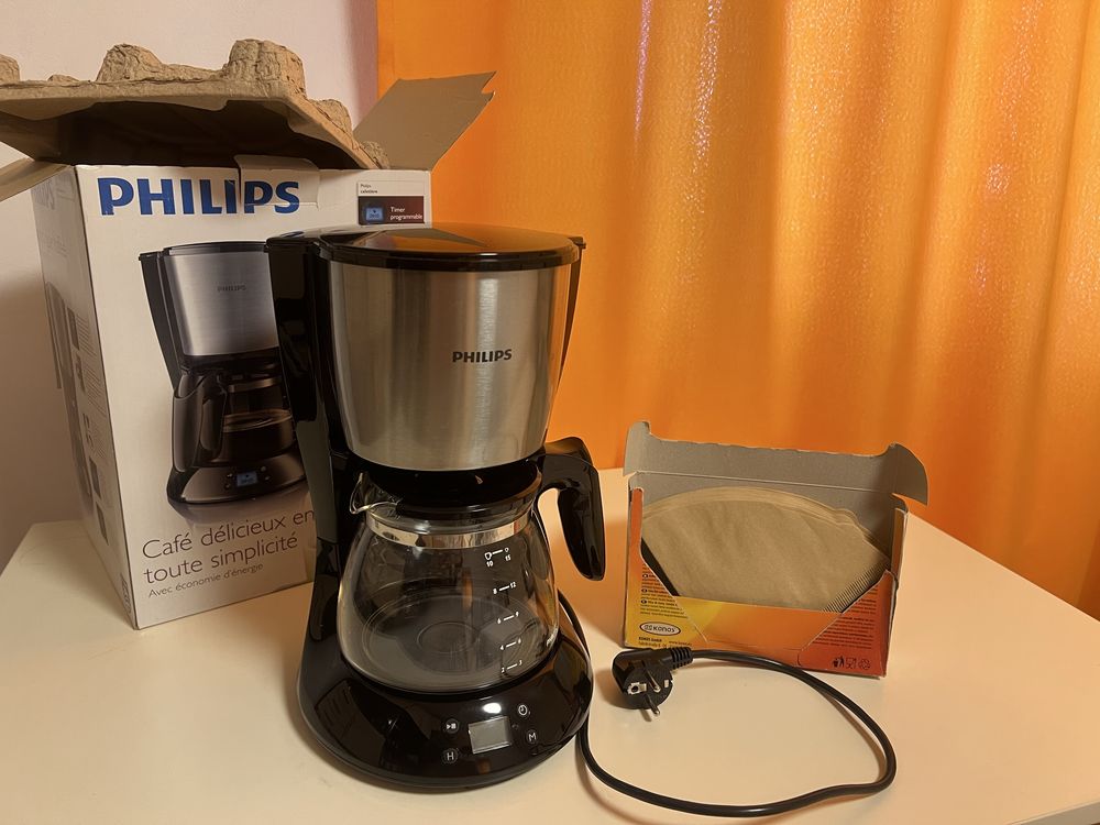 Кафемашина за шварц кафе Philips с таймер и автоматично изключване
