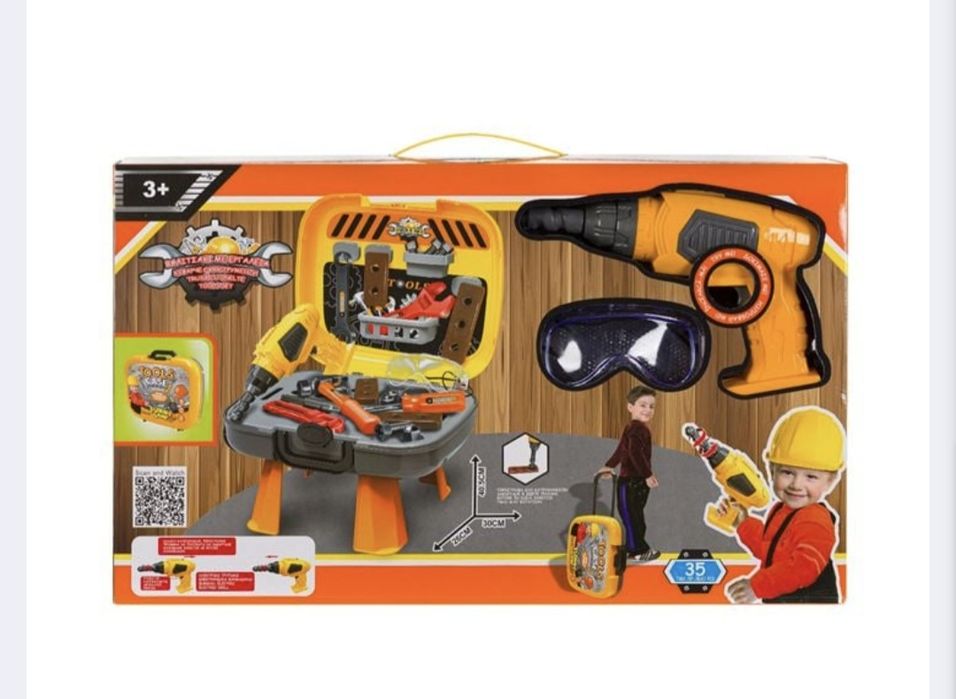 Jucarie valiza cu trusa scule, unelte