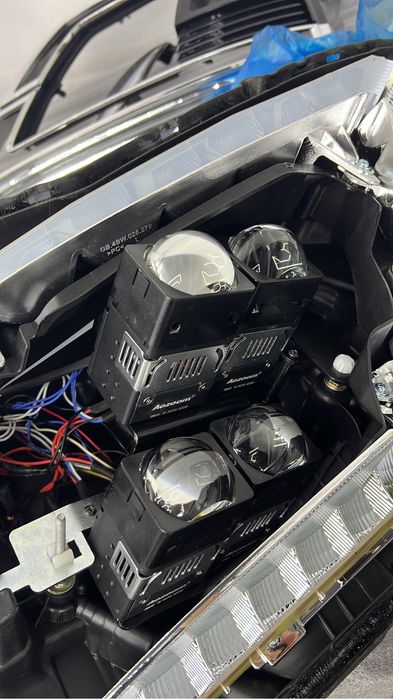 Ремонт и установка фар Регулировка корректировка света Установка BI LE