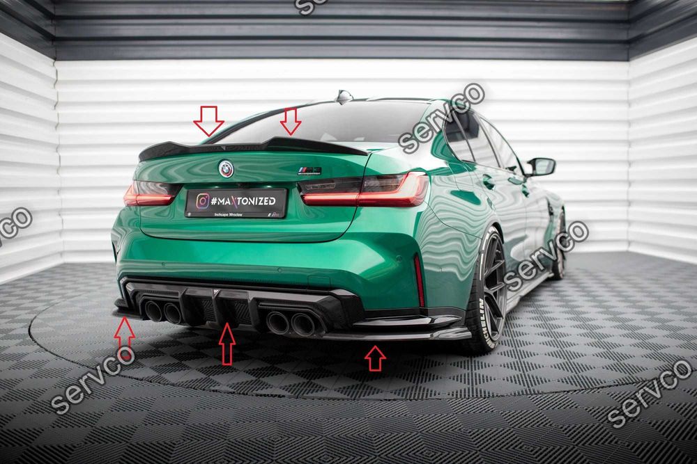 Pachet Set Body kit tuning Bmw M3 G80 Sedan 2021- v2 - Maxton Carbon