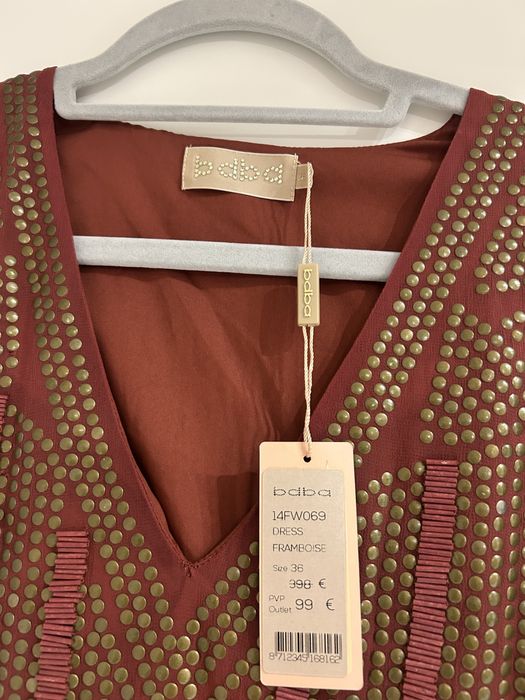 Къса рокля BDBA с пайети