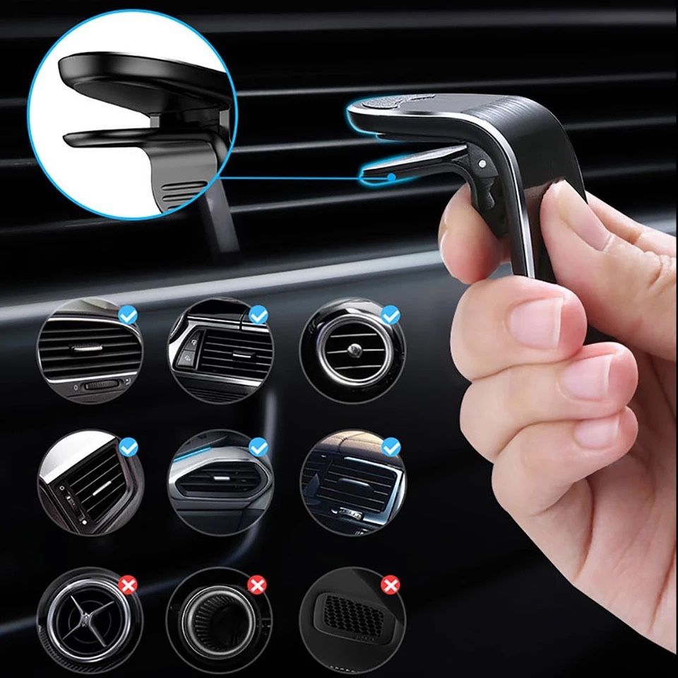 Suport Auto Magnetic cu Placuta Metalica, Universal