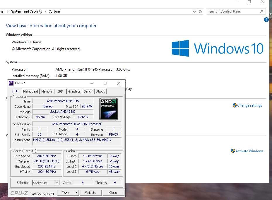 AMD Phenom II X4 945