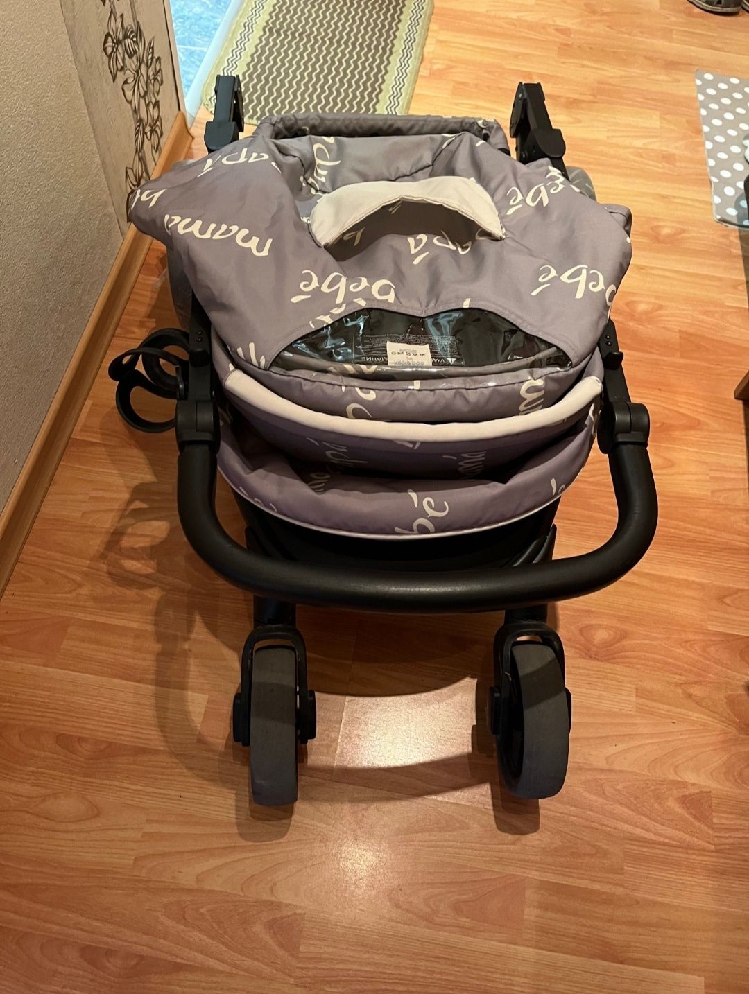 Комбинирана количка 3 в 1 KikkaBoo - Madrid, Grey  + много аксесоари