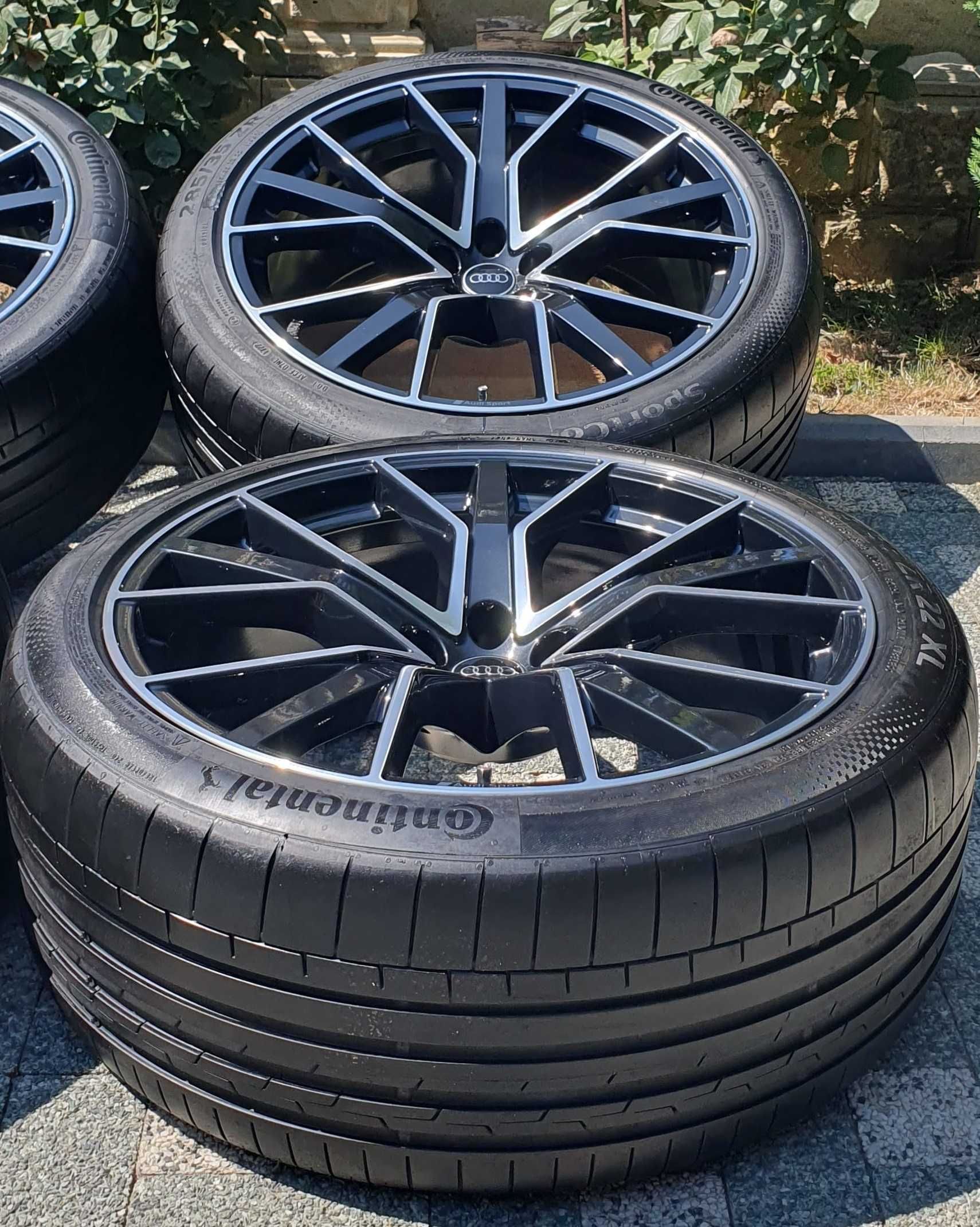 Set original r22 Audi Q7, SQ7,S-Line, Q8, SQ8, r22 285/35,Continental.