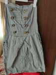 Rochie casual umeri goi cu buzunare XS