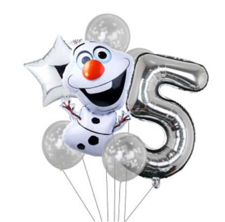 Seturi baloane folie aluminiu_Elsa_Anna_Olaf_FROZEN_Part II