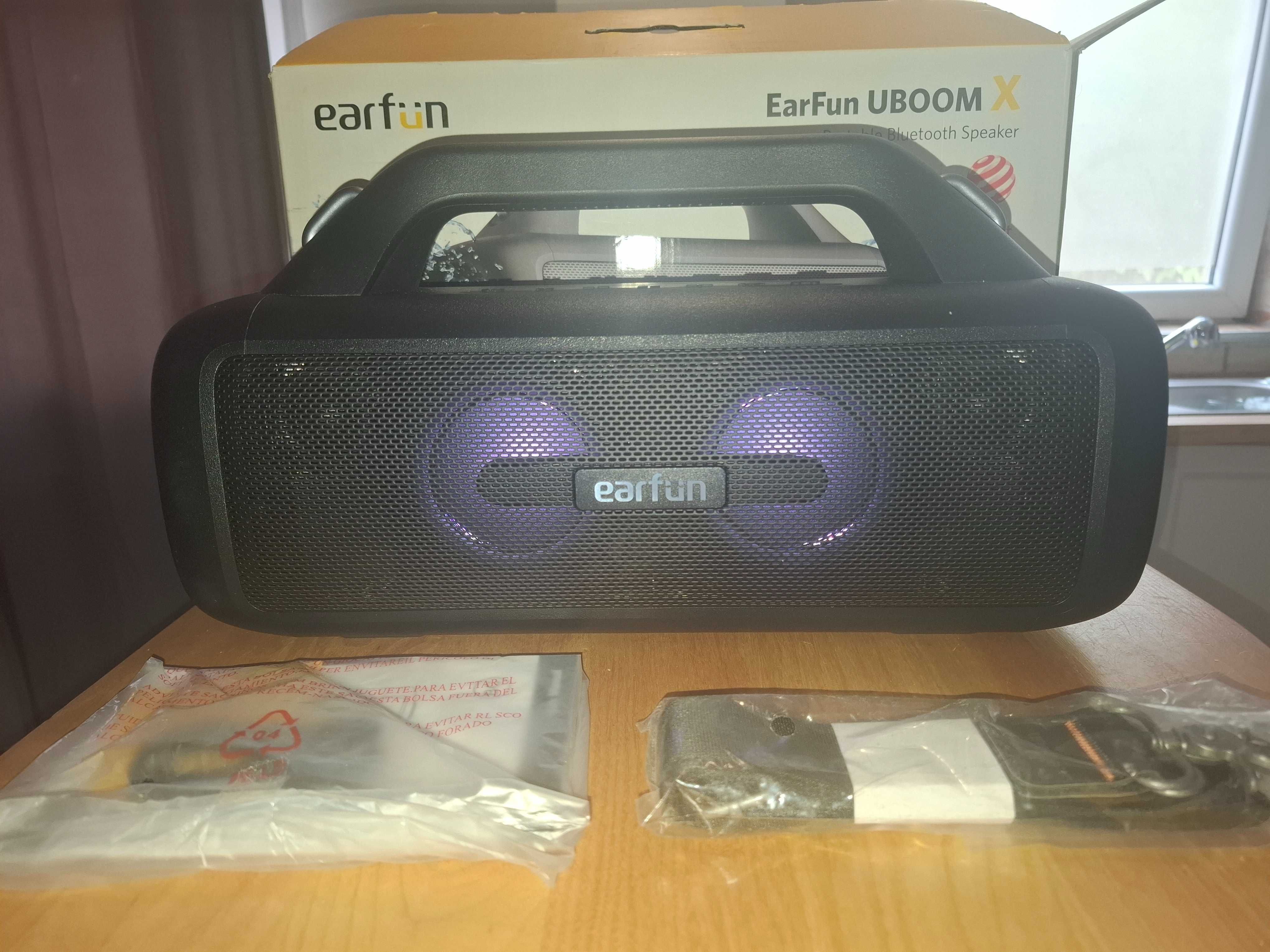 Boxa portabila Bluetooth Earfun UBOOM X 80 W Rezistenta la apa IPX7