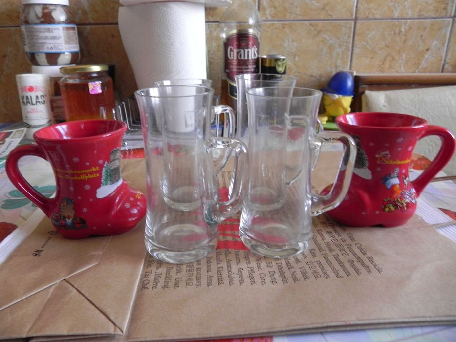 Fier de calcat Nou si SH,set carafa + 2 pahare si 4 canite sticla