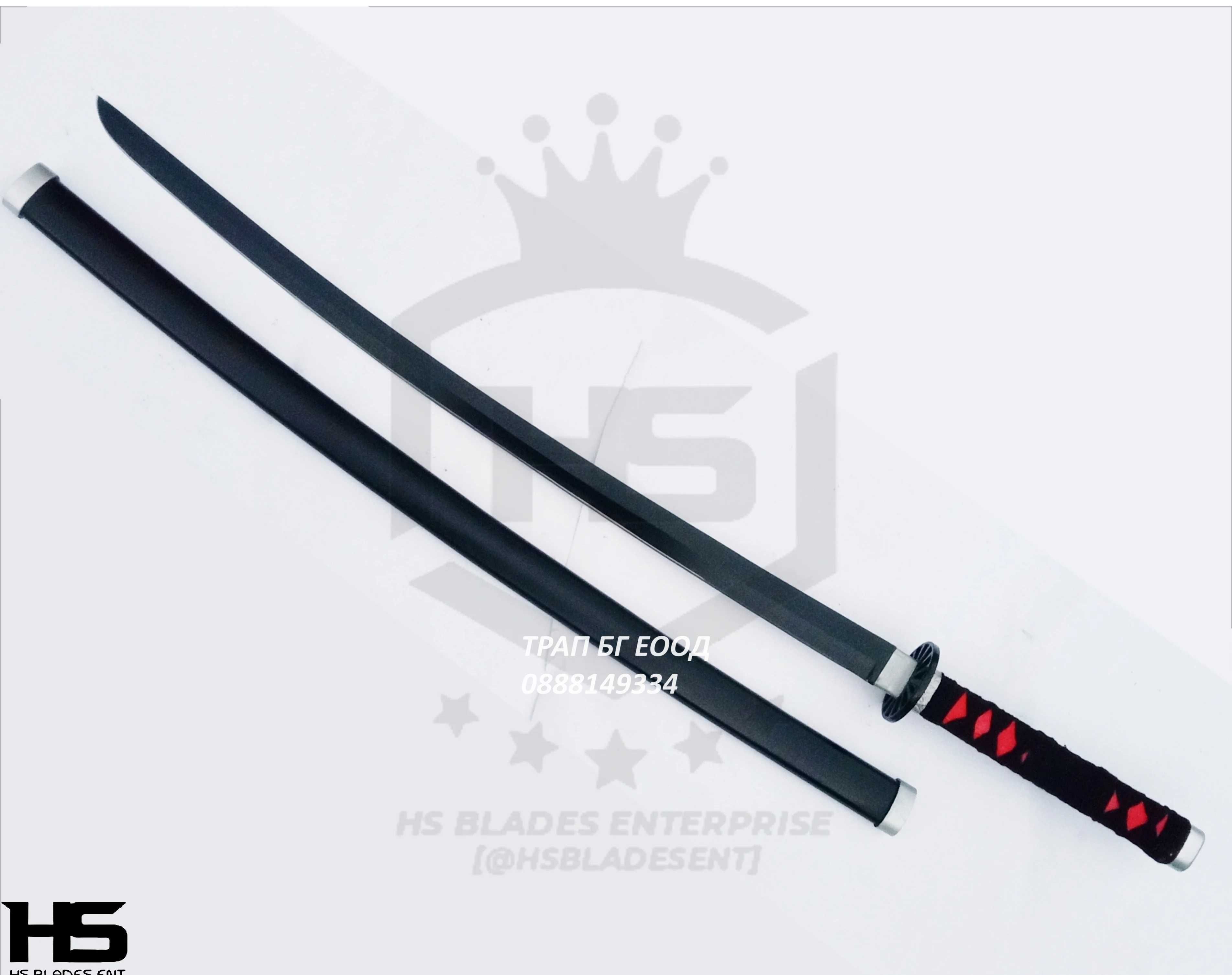 Катана Tanjiro Kamado Demon Slayer Swords Katana Стомана