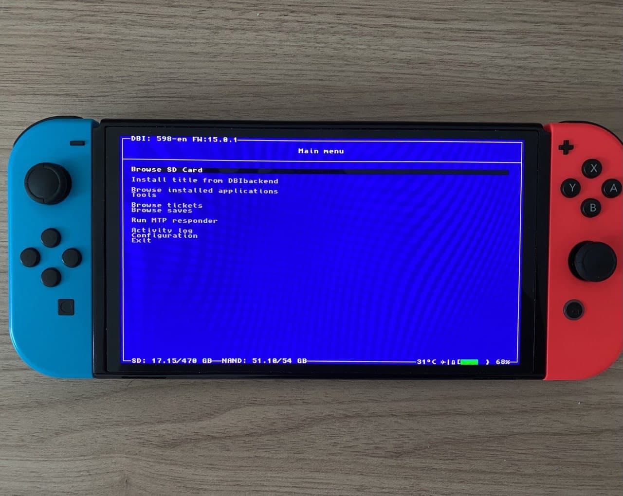 Nintendo Switch OLED пр0шит