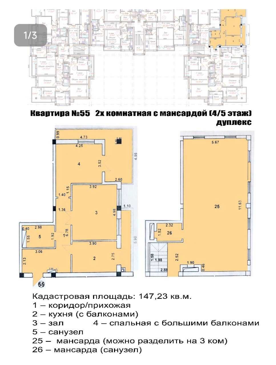 Шикарный дуплекс для вас чего вы ждете Новостройка