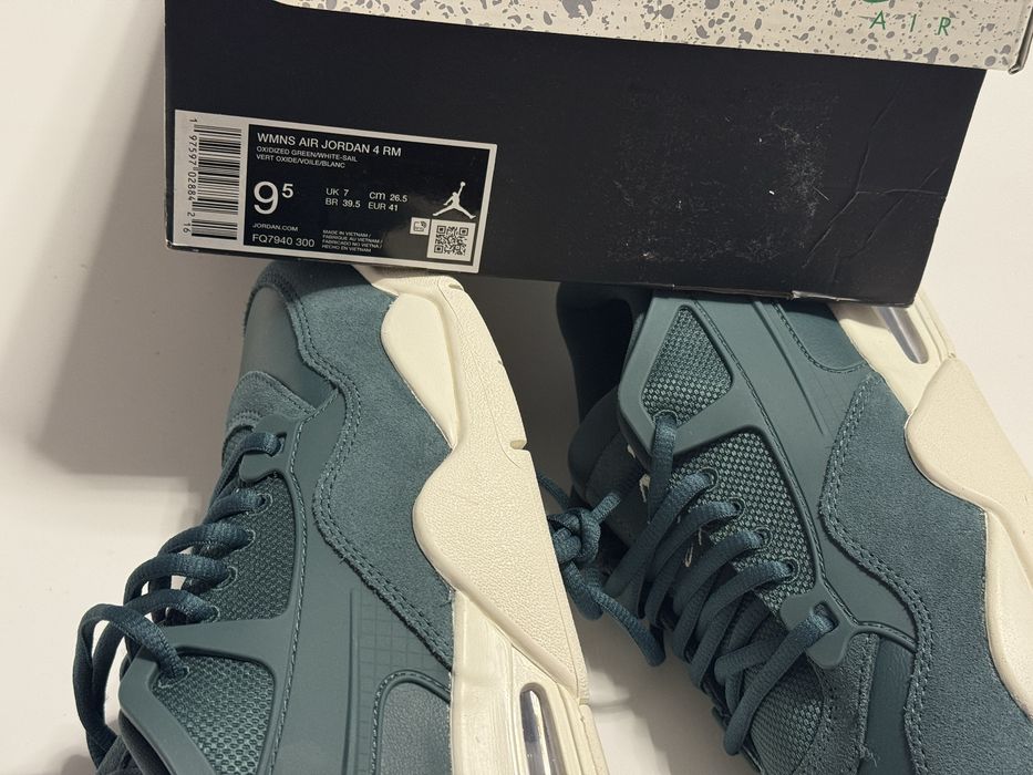 Jordan 4 RM Oxidized Green, 41/42 26.5 / 27cm