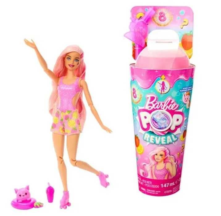 Оригинална ароматизирана кукла Barbie® Pop Reveal Fruit Series - ягодa