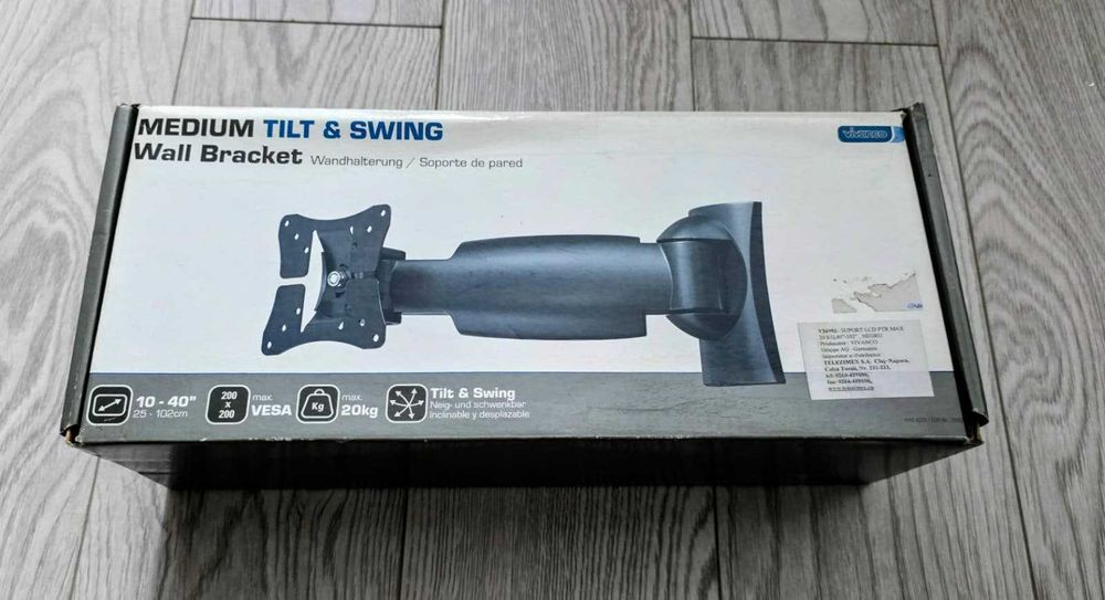 Suport TV  Vivanco, 10" - 40", max 20 Kg, nou