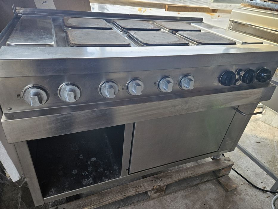 1.Електрическа фурна втора употреба със 6 броя котлона