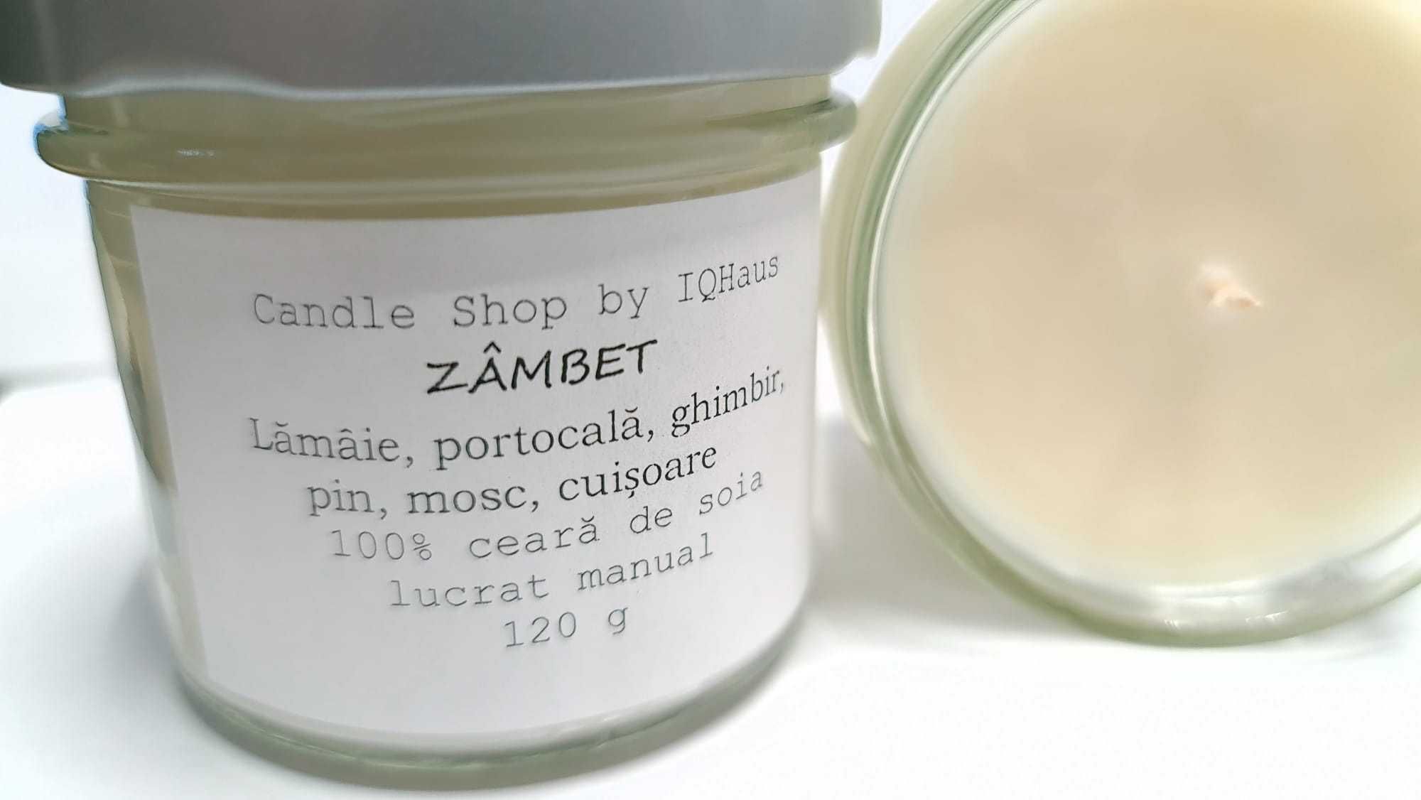 Lumanarea Parfumata Zambet - Candle Shop by IQhaus