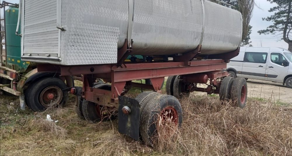 Remorcă cisternă 13000l aluminiu pe arcuri, cisternă apă,cisternă Udat