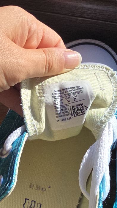 Детски оригинални кецове Converse, номер 34