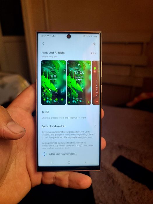 Note 20 ultra ekran almashgan xama yogi ishlidi