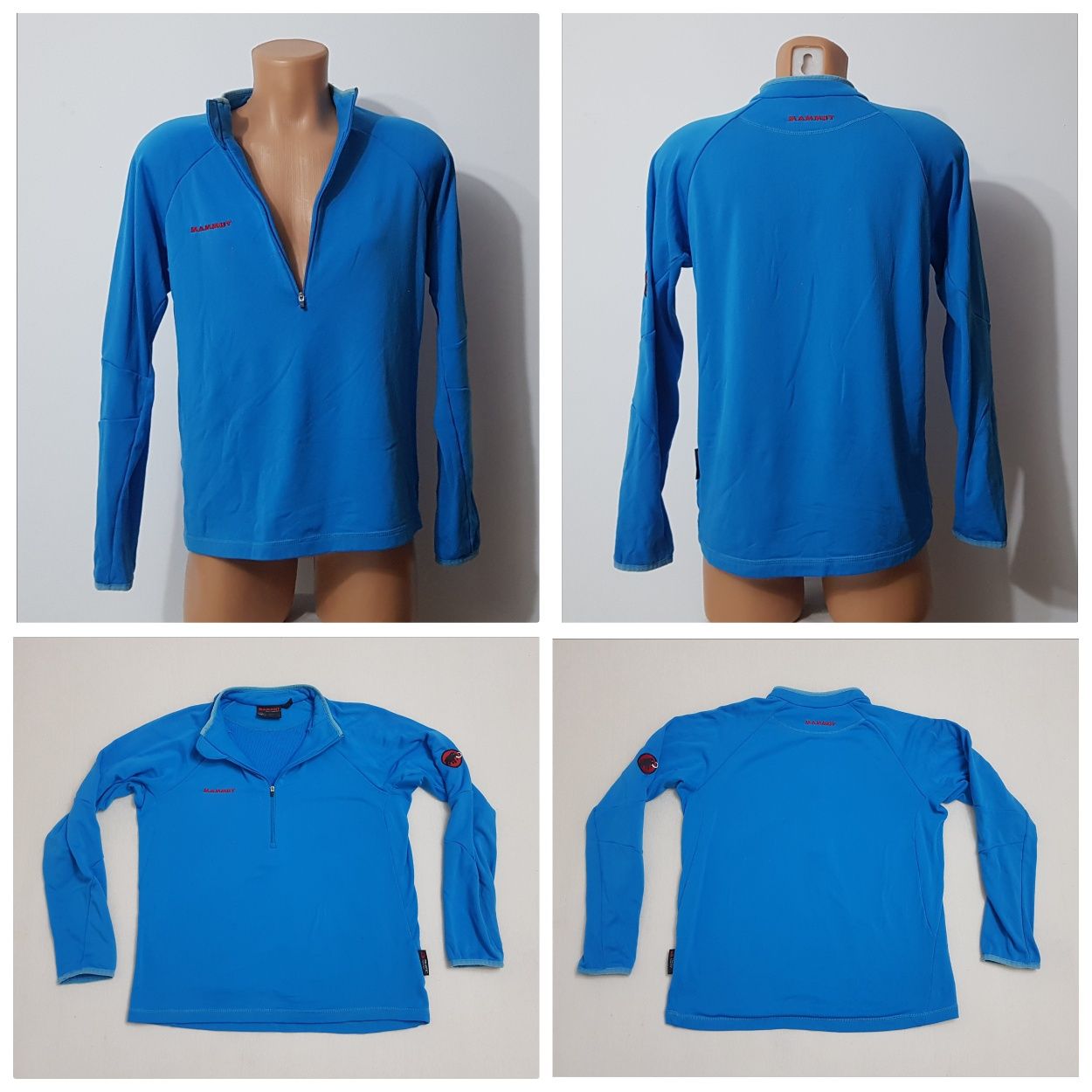 Polar MAMMUT Polartec Power Dry, fleece cu fermoar scurt, Nr. L unisex