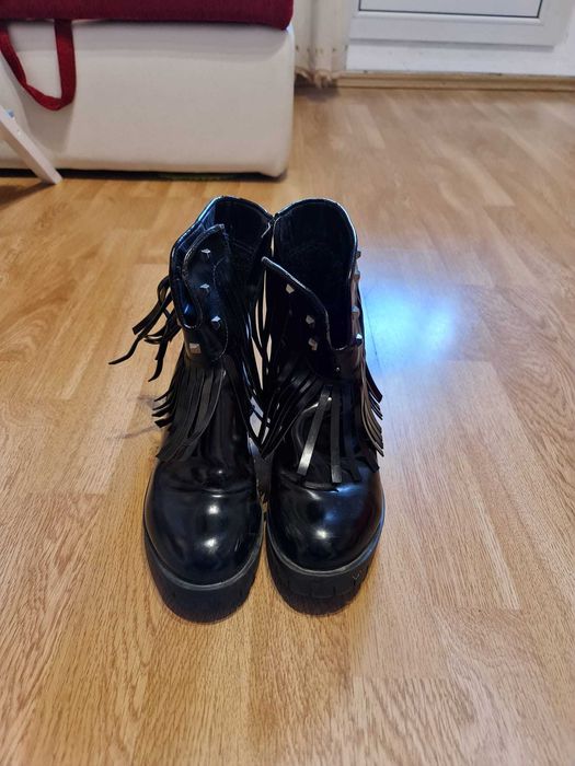 pantofi ghete bocanci dama negri nr 38