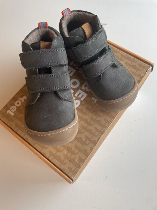 Ghete Copii Noi Barefoot Koel îmblănite - Don Hydro Dark Grey - nr. 28