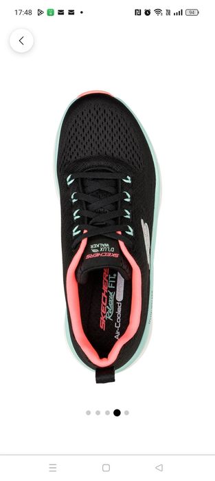 Sketchers Relaxed Fit de plasă D'Lux Walker Fresh Finesse+ candelă