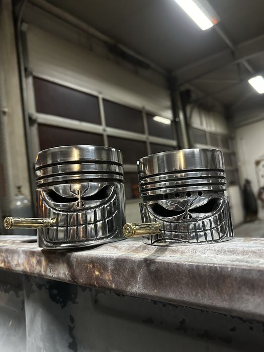 Ръчноизработени пепелници от автомобилни/тирови  бутала